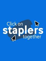 Click on staplers together